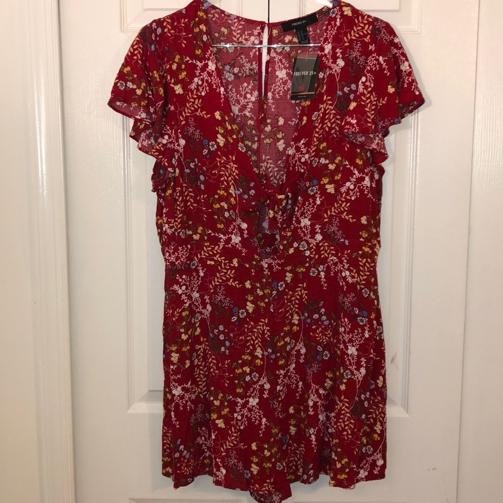 Forever21 Floral Romper